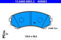 Set placute frana ATE 13.0460-5853.2