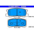 set placute frana,frana disc 13.0460-5855.2 ATE