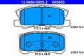 Set placute frana ATE 13.0460-5855.2