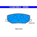 set placute frana,frana disc 13.0460-5966.2 ATE