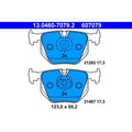 set placute frana,frana disc 13.0460-7079.2 ATE