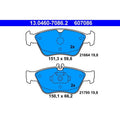 set placute frana,frana disc 13.0460-7086.2 ATE