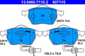 Set placute frana ATE 13.0460-7110.2