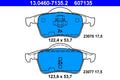 Set placute frana ATE 13.0460-7135.2