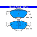 set placute frana,frana disc 13.0460-7142.2 ATE