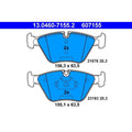 set placute frana,frana disc 13.0460-7155.2 ATE