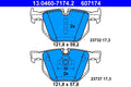 Set placute frana ATE 13.0460-7174.2