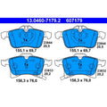 set placute frana,frana disc 13.0460-7179.2 ATE