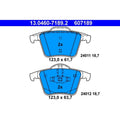 set placute frana,frana disc 13.0460-7189.2 ATE