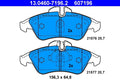 Set placute frana ATE 13.0460-7196.2