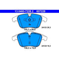 Set placute frana ATE 13.0460-7228.2