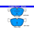 set placute frana,frana disc 13.0460-7231.2 ATE