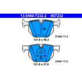 set placute frana,frana disc 13.0460-7232.2 ATE