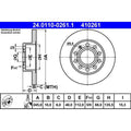 Disc frana 24.0110-0261.1 ATE