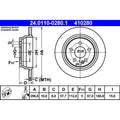 Disc frana 24.0110-0280.1 ATE