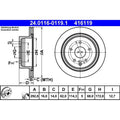 Disc frana 24.0116-0119.1 ATE