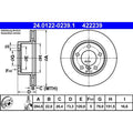 Disc frana 24.0122-0239.1 ATE