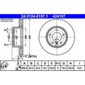 Disc frana 24.0124-0197.1 ATE