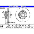 Disc frana 24.0125-0149.1 ATE