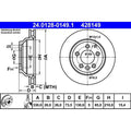 Disc frana 24.0128-0149.1 ATE