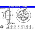 Disc frana 24.0128-0169.1 ATE