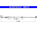 Cablu, frana de parcare 24.3727-0173.2 ATE
