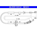 Cablu, frana de parcare 24.3727-1311.2 ATE