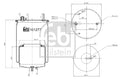 Burduf, suspensie pneumatica 101277 FEBI BILSTEIN