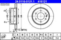 Disc frana ATE 24.0116-0121.1
