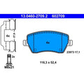 Set placute frana ATE 13.0460-2709.2