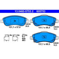 set placute frana,frana disc 13.0460-5753.2 ATE