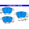 set placute frana,frana disc 13.0460-7256.2 ATE