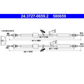 Cablu, frana de parcare 24.3727-0659.2 ATE