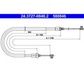 Cablu, frana de parcare 24.3727-0846.2 ATE