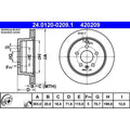 Disc frana 24.0120-0209.1 ATE