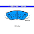 set placute frana,frana disc 13.0460-5766.2 ATE