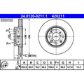 Disc frana 24.0120-0211.1 ATE