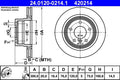 Disc frana ATE 24.0120-0214.1