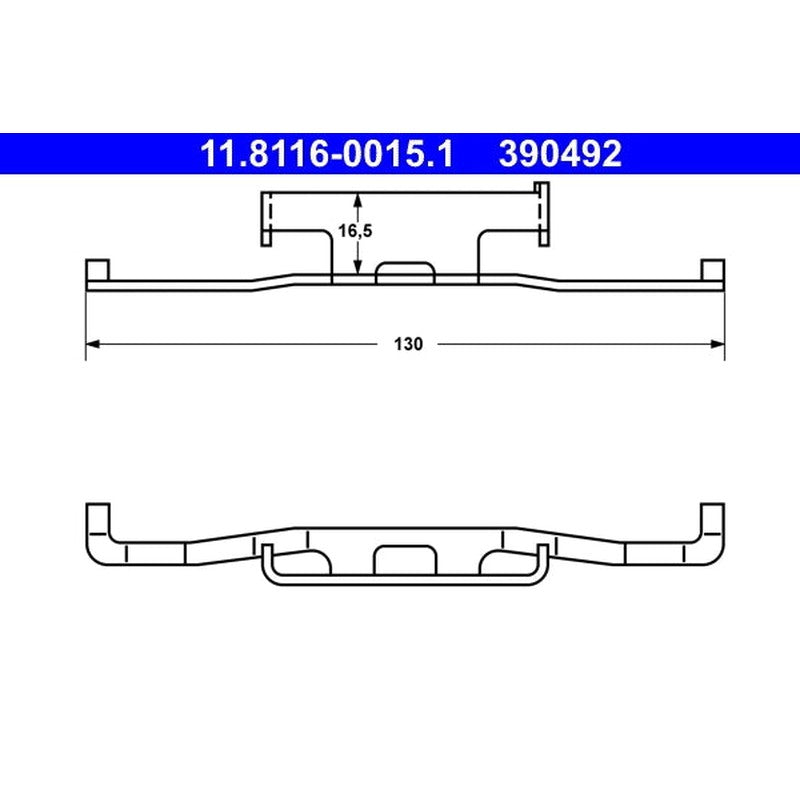 Arc, etrier frana 11.8116-0015.1 ATE