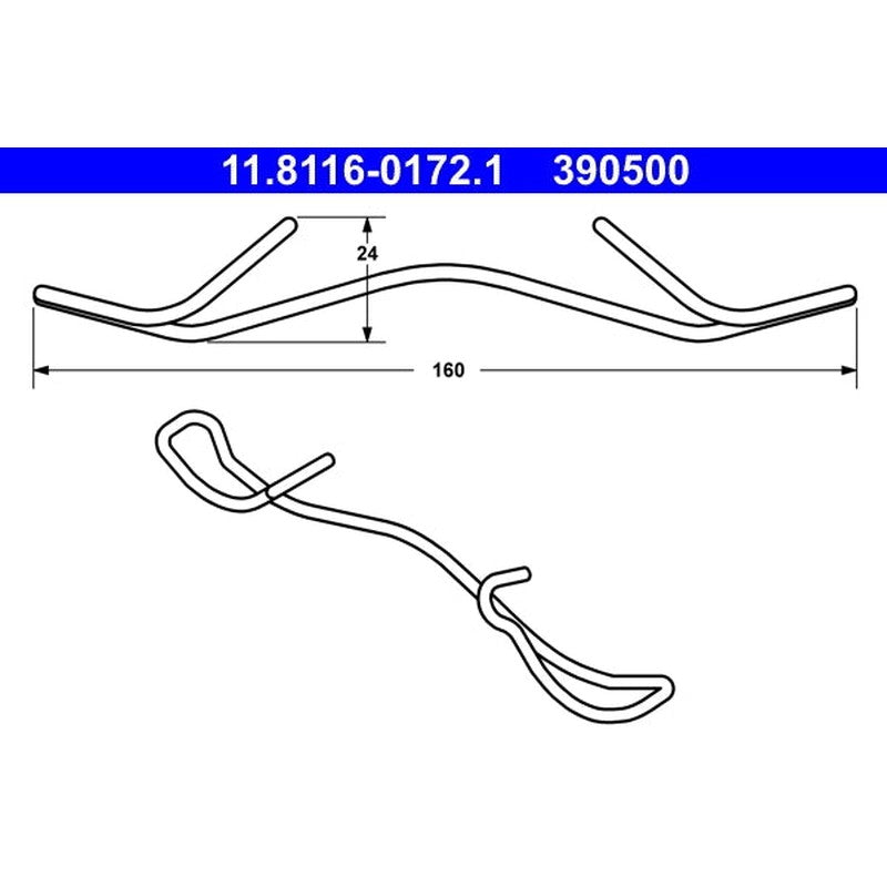 Arc, etrier frana 11.8116-0172.1 ATE