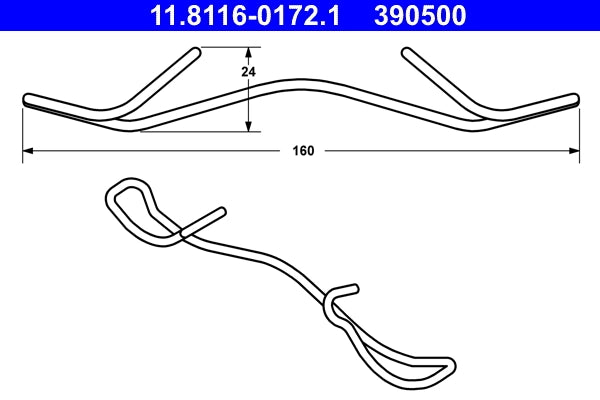 Arc etrier frana ATE 11.8116-0172.1