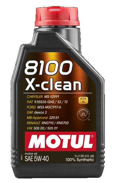 MOTUL 8100 X-CLEAN 5W-40 1L