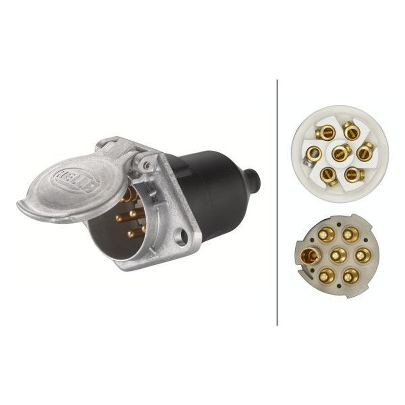 Priza remorca Hella 7 pini - 8JB003834001