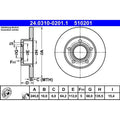 Disc frana 24.0310-0201.1 ATE