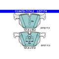 set placute frana,frana disc 13.0470-7174.2 ATE