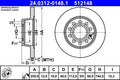 Disc frana ATE 24.0312-0148.1