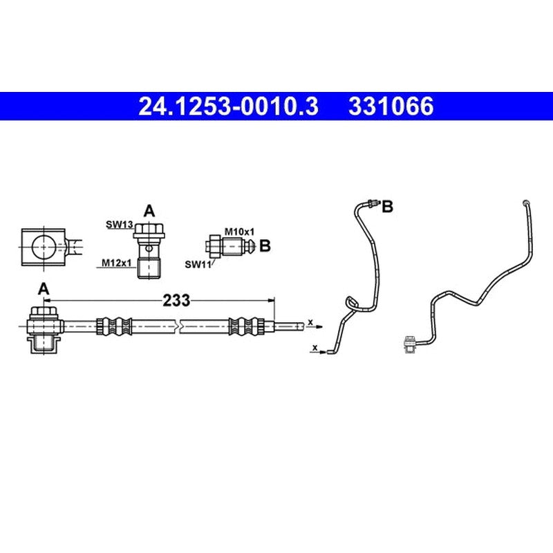 Furtun frana 24.1253-0010.3 ATE