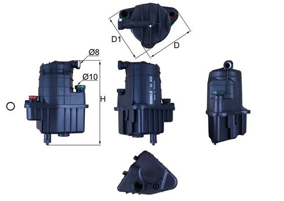 filtru combustibil KL 832D MAHLE