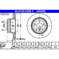Disc frana 24.0120-0206.1 ATE