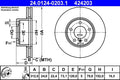 Disc frana ATE 24.0124-0203.1